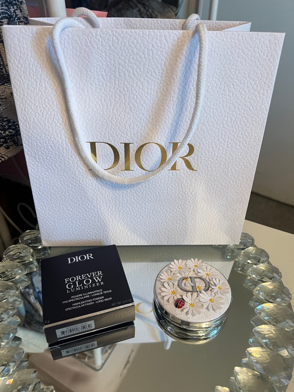 Best in Makeup Dior Forever Glow Luminizer in Sun-kissed and Dior Gift Bag